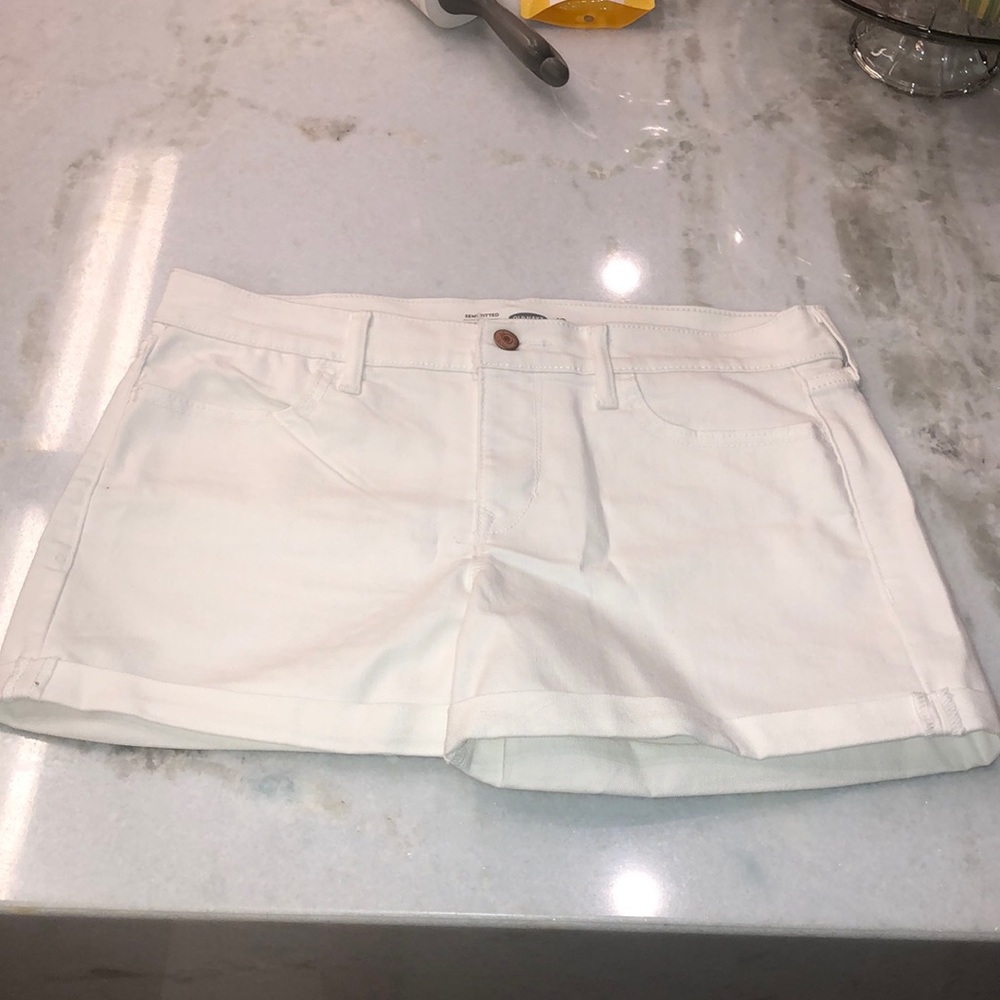 Old Navy White Denim Shorts